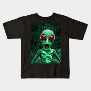 Planet X Aliens Sci-Fi NFT Collection Kids T-Shirt